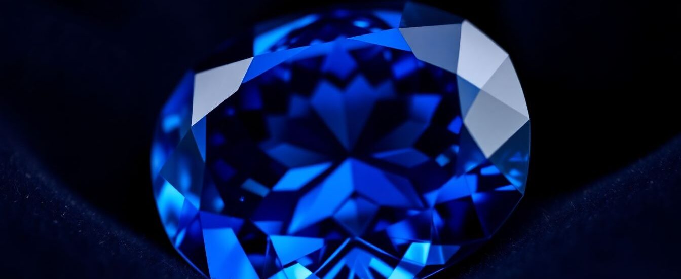 Ceylon Royal Blue Sapphire by Bismuth Gems and Jewellery